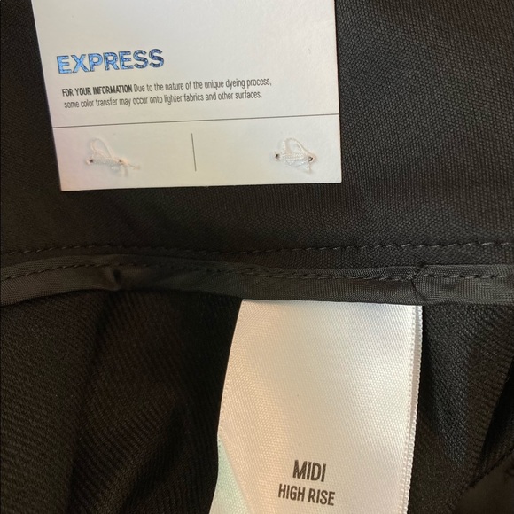 Express Black Linen Shorts NWT - Picture 10 of 14